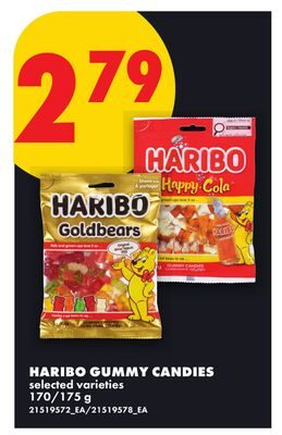 HARIBO GUMMY CANDIES from No Frills