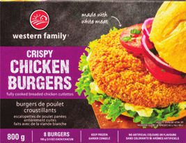 Western Family Chicken Burgers from AG Foods