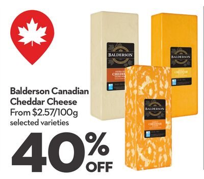 Canadian Cheddar Cheese from Longo's