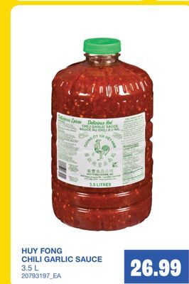CHILI GARLIC SAUCE from Wholesale Club