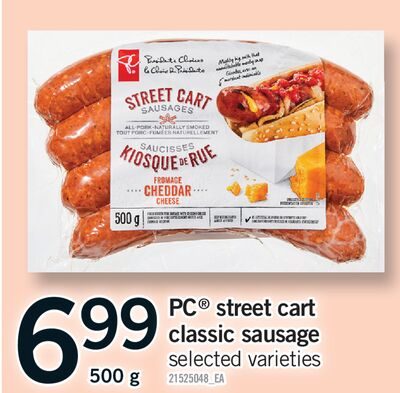 PC® STREET CART CLASSIC SAUSAGE from Fortinos