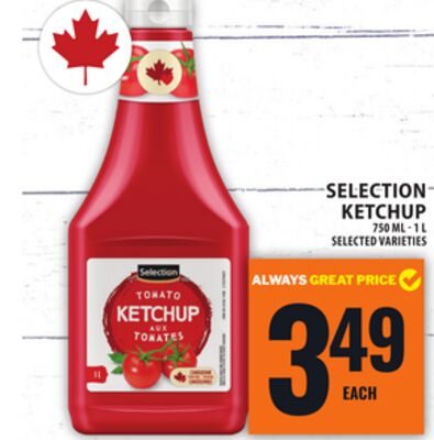 SELECTION KETCHUP from Food Basics