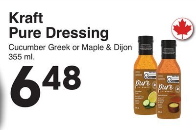 Kraft Pure Dressing from AG Foods