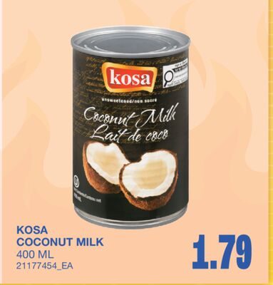 KOSA COCONUT MILK from Wholesale Club