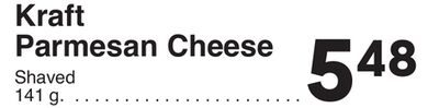 Kraft Parmesan Cheese from AG Foods