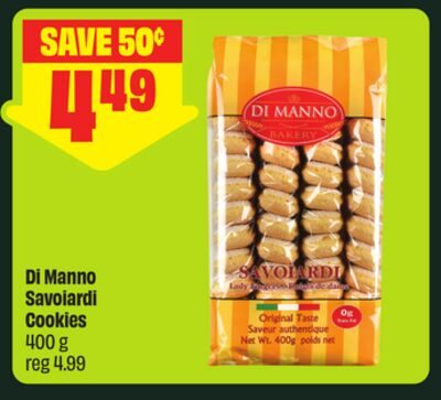Di Manno Savoiardi Cookies from FreshCo