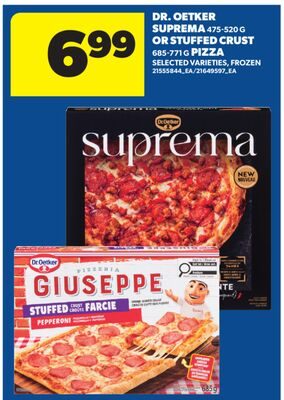 DR. OETKER SUPREMA, OR STUFFED CRUST, PIZZA from Real Canadian Superstore