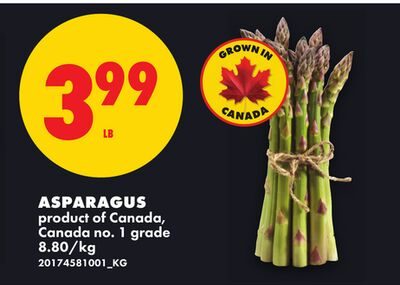 ASPARAGUS from No Frills