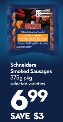 Schneiders Smoked Sausages from Longo's