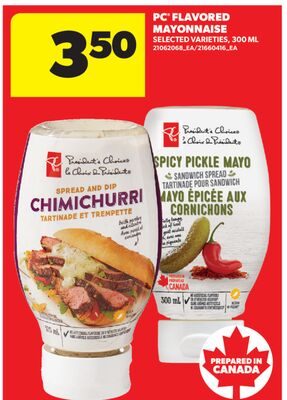 PC® FLAVORED MAYONNAISE from Real Canadian Superstore