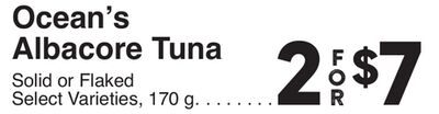 Ocean's Albacore Tuna from AG Foods