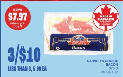 BACON from Wholesale Club