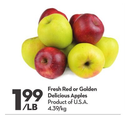Fresh Red or Golden Delicious Apples from Longo's