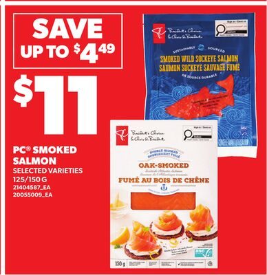 PC® SMOKED SALMON from Loblaws City Market