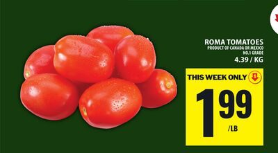 ROMA TOMATOES from Food Basics
