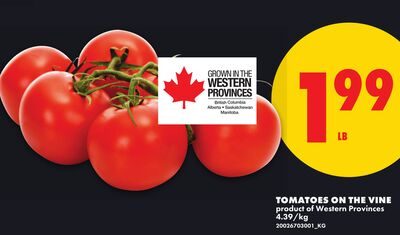 TOMATOES ON THE VINE from No Frills