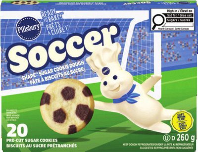 Pillsbury seasonal soccer cookies 20s from Walmart Canada