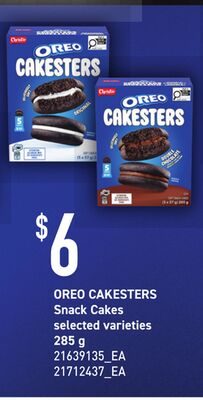 OREO CAKESTERS SNACK CAKES from Your Independent Grocer