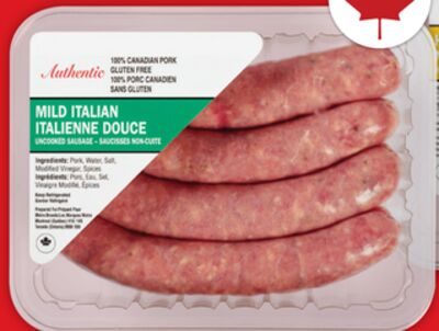 AUTHENTIC FRESH PORK SAUSAGES from Food Basics