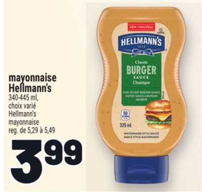 MAYONNAISE HELLMANN'S | HELLMANN'S MAYONNAISE from Metro