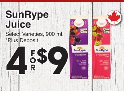 SunRype Juice from AG Foods