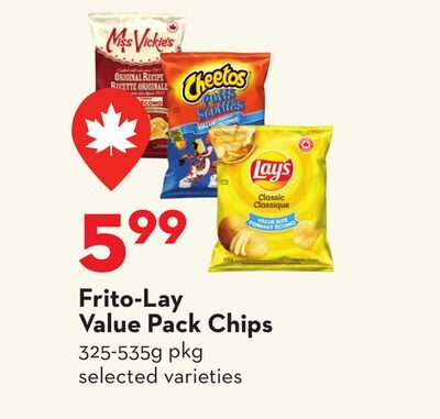 Value Pack Chips from Longo's