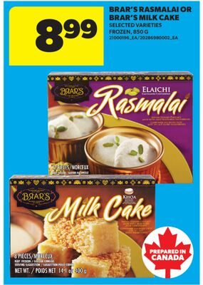 BRAR'S RASMALAI OR BRAR'S MILK CAKE from Real Canadian Superstore