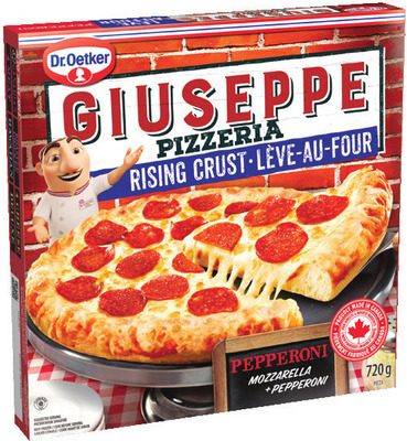 Dr. Oetker Giuseppe Pizzeria rising crust frozen pizza from Walmart Canada