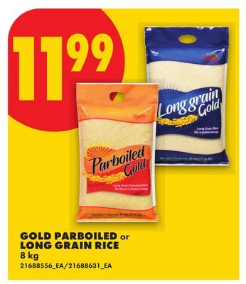 GOLD PARBOILED OR LONG GRAIN RICE from No Frills