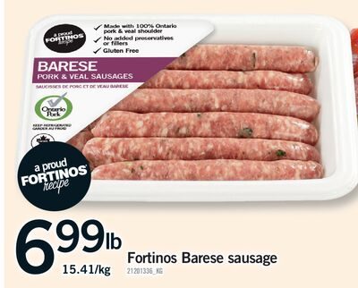 FORTINOS BARESE SAUSAGE from Fortinos