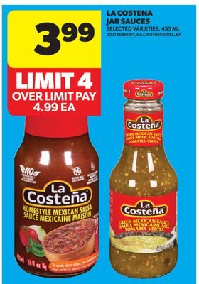 LA COSTENA JAR SAUCES from Real Canadian Superstore