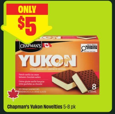 Chapman's Yukon Novelties 5-8 pk from FreshCo