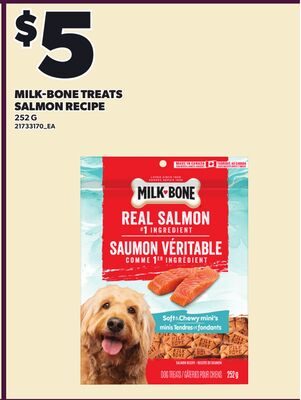 MILK-BONE TREATS SAUMON RECIPE from Zehrs