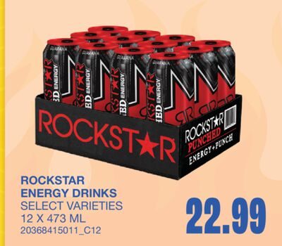 ENERGY DRINKS, 12 X from Wholesale Club