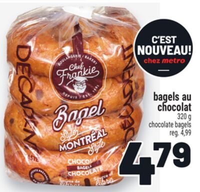 BAGELS AU CHOCOLAT | CHOCOLATE BAGELS from Metro