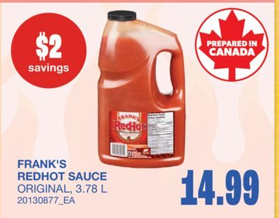 REDHOT SAUCE from Wholesale Club
