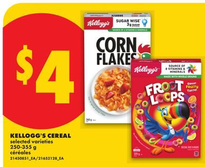 KELLOGG'S CEREAL from No Frills