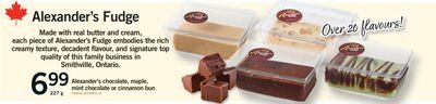ALEXANDER'S CHOCOLATE, MAPLE, MINT CHOCOLATE OR CINNAMON BUN from Fortinos
