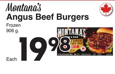 Montana's Angus Beef Burgers from AG Foods
