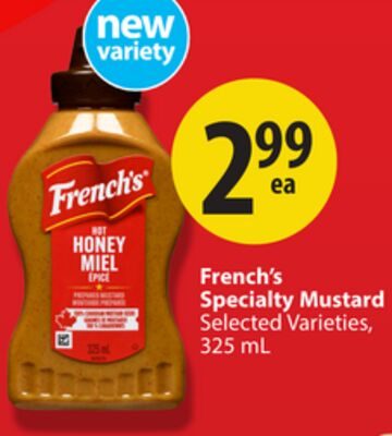 French's Specialty Mustard from Save-On-Foods