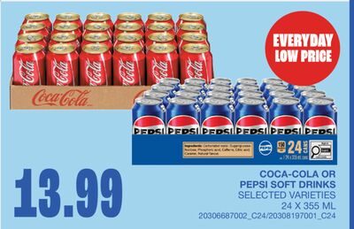 SOFT DRINKS, 24 X from Wholesale Club