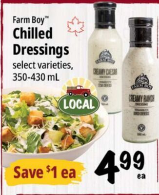 Farm Boy™ Chilled Dressings from Farm Boy