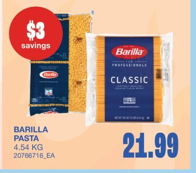 PASTA from Wholesale Club