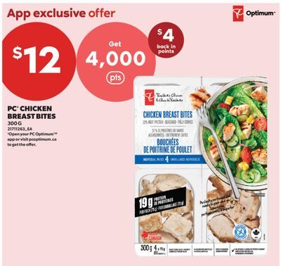 PC® CHICKEN BREAST BITES from Real Canadian Superstore