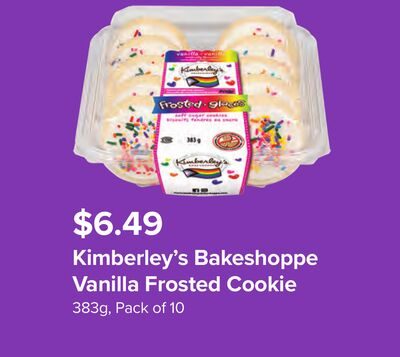 KIMBERLEY'S BAKESHOPPE VANILLA FROSTED COOKIE from Metro