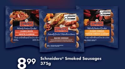SCHNEIDERS® SMOKED SAUSAGES from Fortinos