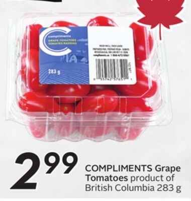COMPLIMENTS Grape Tomatoes from Safeway