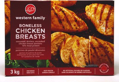 Western Family Boneless, Skinless Chicken Breasts from AG Foods