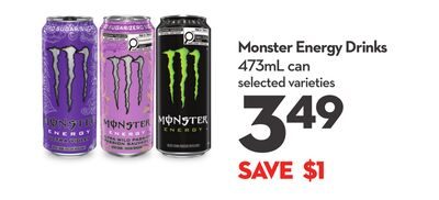 Monster Energy Drinks from Longo's