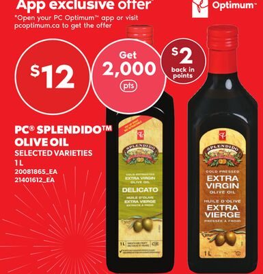 PC® SPLENDIDO™ OLIVE OIL from Your Independent Grocer
